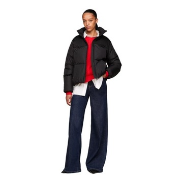 TOMMY HILFIGER KURTKA DAMSKA NEW YORK PUFFER JACKET CZARNA r.M