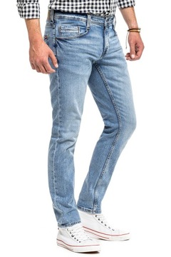 Męskie spodnie jeansowe dopasowane Mustang OREGON TAPERED W36 L34