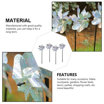 Ветряная мельница, отпугивающая птиц. Уличная декоративная ветряная мельница