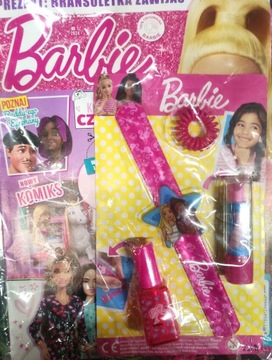 Barbie magazyn 1/24 + zestaw prezentów