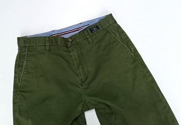 TOMMY HILFIGER DENTON FIT STRETCH CHINO SPODNIE __Pas 78 cm _ r. 30 /30