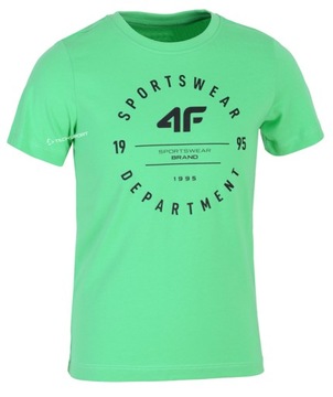 4F CHŁOPIĘCA KOSZULKA T-SHIRT BAWEŁNA / rozm 152