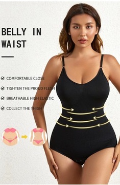 2pieces Bodysuit Shapewear Women Full Body Shaper