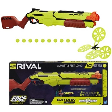 NERF RIVAL PISTOLET KARABIN SHOTGUN SATURN NA KULKI +TARCZA E8520