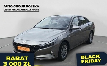 Hyundai Elantra VII Sedan 1.6 MPI 123KM 2021 Hyundai Elantra wersja 1.6 Smart, Multifunkcyjna kierownica, Czujniki park