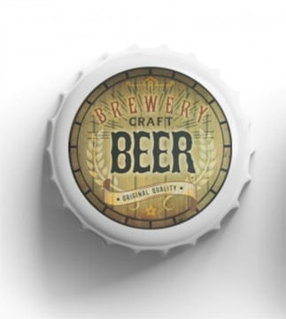 Kapsle do piwa z własnym kolorowym nadrukiem 1000s