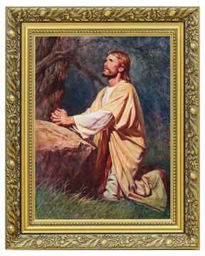 JEZUS MODLĄCY W OGRODZIE OLIWNYM | OBRAZ SAKRALNY NA PŁÓTNIE | 40x50