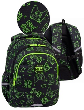 Plecak do klasy 1-4 coolpack game pady do gry chłopięcy trzykomory pojemny