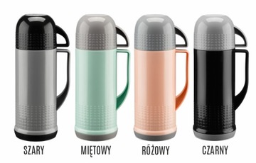 Termos plastikowy szklany wkład MOBI 1 l