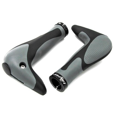 Ergonomiczne Chwyty Rowerowe z Rogami Bicyklon Przykręcane