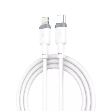 KABEL XO-NB-Q208A PD 20W USB-C-LIGHTNING 1,0 M20W BIAŁY