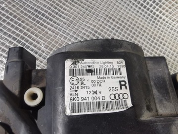 AUDI A4 B8 08-12 BI XENON NATÁČECÍ PRAVÝ SVĚTLO PRAVÁ KOMPLETNÍ 8K0941029AK