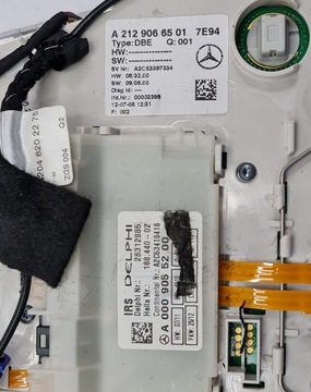 LAMPA OSVĚTLENÍ INTERIÉR MERCEDES W212