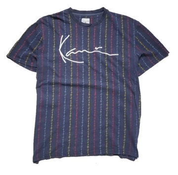 Kani KK Signature Logo Pinstripe Tee vintage koszulka XL