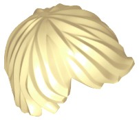 Lego 87991 figurka włosy piaskowy Tan 1 szt N