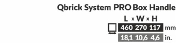 Ручка для ящика Qbrick System PRO