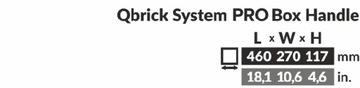 Ручка для коробки Qbrick System PRO - держатель