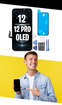 ЭКРАН ДИСПЛЕЯ для Apple iPhone 12/12 PRO OLED + РЕМКОМПЛЕКТ