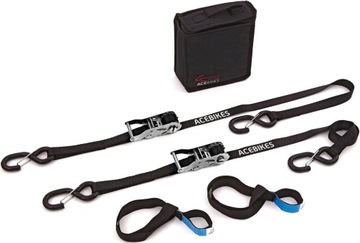 ZESTAW PASÓW TRANSPORTOWYCH ACEBIKES Z 2 X PĘTLE MOCUJĄCE