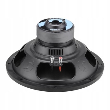 Czarna Obudowa zamknięta COM12 BASSER+ Głośnik Bassface INDY A12/4 250W RMS