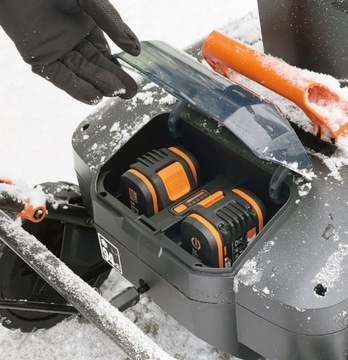 Снегоочиститель WORX WG471E 40 В 2x4 Ач аккумуляторный