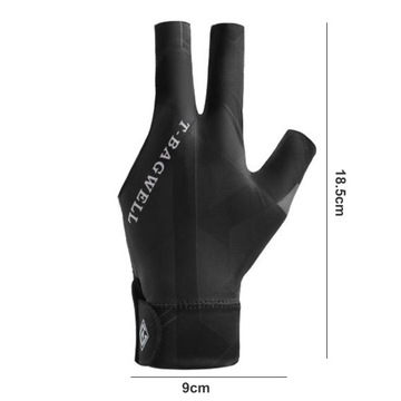 1 шт. Левая бильярдная перчатка, быстросохнущая и дышащая.