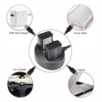 USB ЗАРЯДНОЕ УСТРОЙСТВО НА 2 АККУМУЛЯТОРА для CANON EOS 5DS R