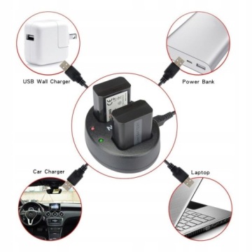 ЗАРЯДНОЕ УСТРОЙСТВО USB ДЛЯ 2 АККУМУЛЯТОРОВ ДЛЯ CANON EOS 5DS R