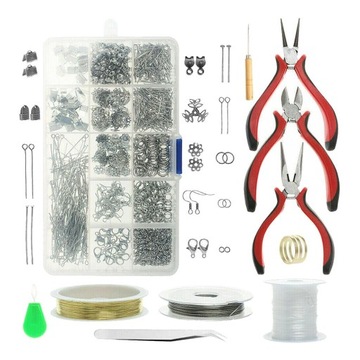 DIY narzędzia do tworzenia biżuterii akcesoria ze złotym