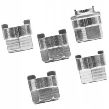 YATO SET YT-0621 НАСАДКИ ДЛЯ АМОРТИЗАТОРОВ, КОМПЛЕКТ. 5 шт.