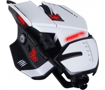 Mysz przewodowa Mad Catz R.A.T. 6+ White