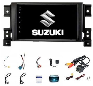 RADIO SUZUKI GRAND VITARA 2005-2014 ANDROID CARPLAY WIFI USB 2/64GB KAMERA