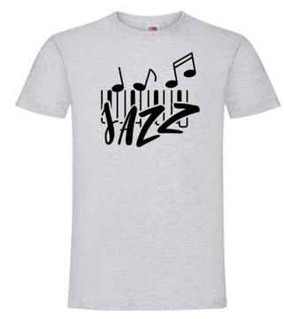 Jazz Music Piano, Muzyka, Muzyczna Koszulka, T-shirt