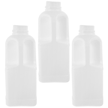2l Food Plastikowe wiadro Butelki na mleko 3 szt