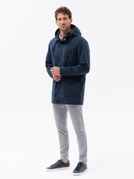 Мужская парка-карго, темно-синяя V1 J004 L