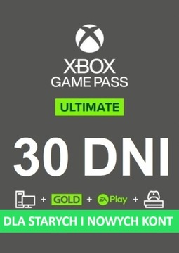 XBOX GAME PASS ULTIMATE 1 MIESIĄC | STARE I NOWE KOD KLUCZ KEY