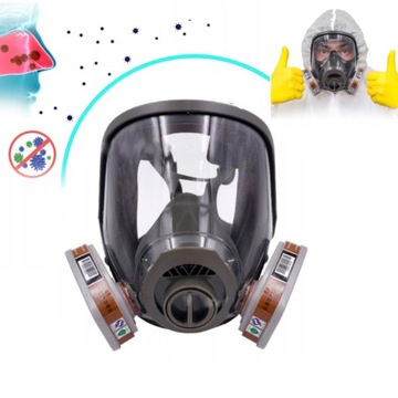 MASKA PRZECIWGAZOWA GAZOWA GOGLE OCHRONNE+ FILTR