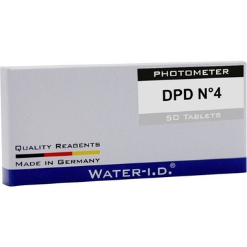 Tabletki Water ID 50 Tabletten DPD N°4für PoolLAB