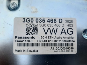 АУДИОУСИЛИТЕЛЬ VW SKODA 3G0035466D