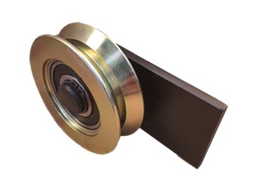 Rolka metalowa 79mm z uchwytem kątownik teownik