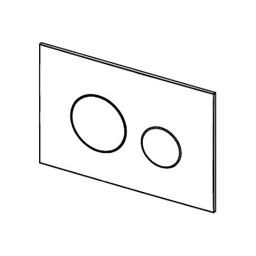 Кнопка смыва унитаза Tece Loop, белая 9240920