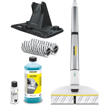 MOP ELEKTRYCZNY BEZPRZEWODOWY KARCHER EWM 2 PREMIUM HOME LINE LED ZESTAW