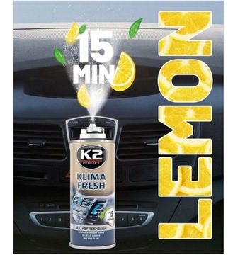 КОМПЛЕКТ ДЛЯ СНЯТИЯ И ОСВЕЖЕНИЯ КОНДИЦИОНЕРА K2 LEMON AND KLIMA DOCTOR