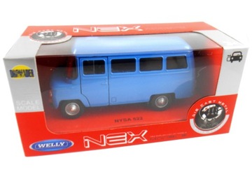 МОДЕЛЬ NYSA 522 МЕТАЛЛ PRL WELLY 1:34 СИНИЙ