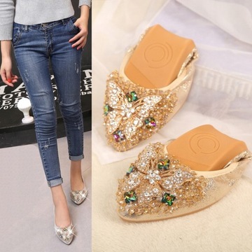 Танцевальные туфли на плоской подошве DSA02, размер 4344