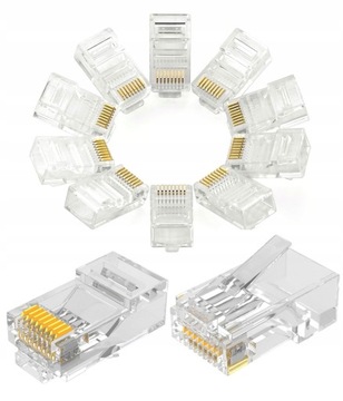 Wtyk RJ45, UTP kat 5e, 8P8C 100 szt. Gembird