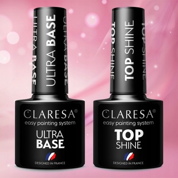 CLARESA ULTRA BASE BASE TOP SHINE наращивание