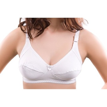 Бюстгальтер из хлопка BASIA 02 белый 85E