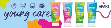 Гель для душа Apart Young Care Vegan Friendly MIX Set 4x200мл