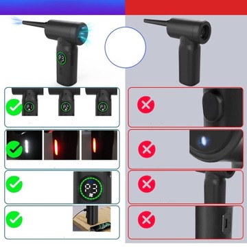 БЕСПРОВОДНОЙ ПОРТАТИВНЫЙ АВТОМОБИЛЬНЫЙ ПЫЛЕСОС С USB-ПЫЛЕСОСОМ И ВОЗДУХОДУВКОЙ 6000 МАЧ